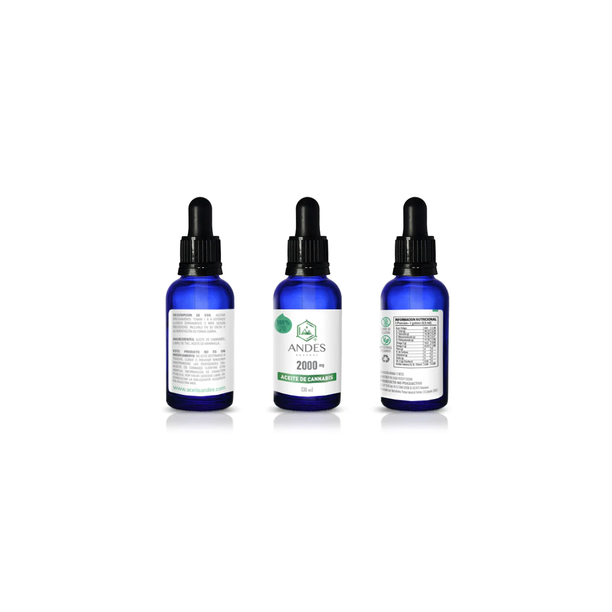 2000mg3108.jpg Suplemento Alimenticio | Aceite de Cannabis | 2000mg | 30ml. | Andes Austral - Imagen 1