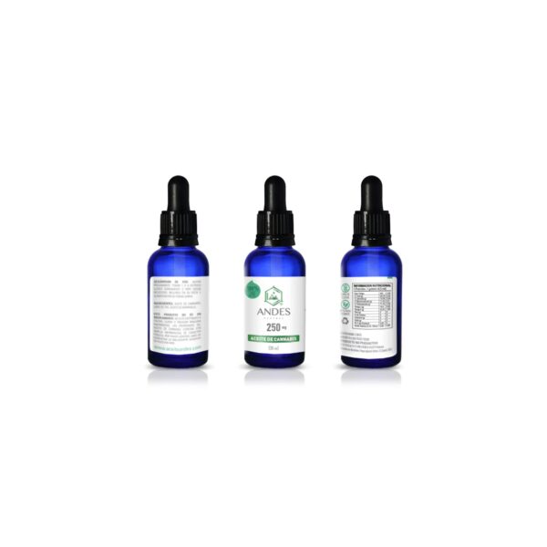 Suplemento Alimenticio | Aceite de Cannabis | 250mg | 30ml. | Andes Austral