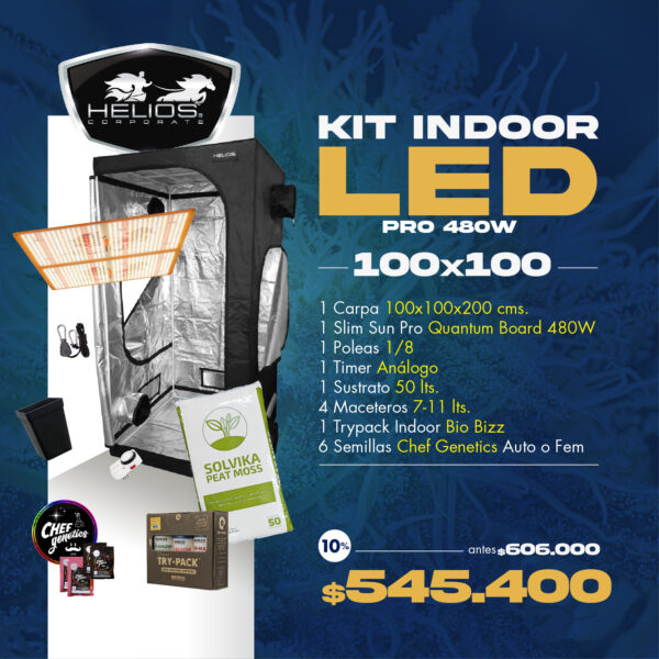 Kit Indoor | Led | 100 x 100 | Pro 480W (sólo web)