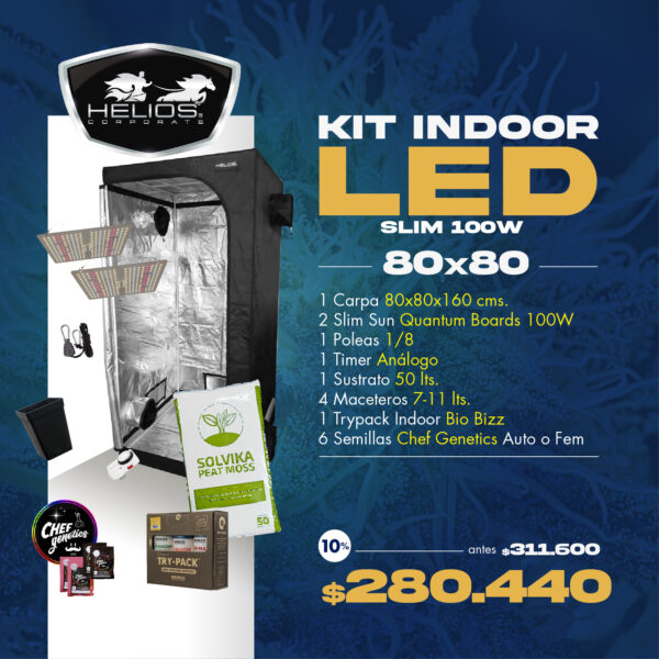 Kit Indoor | Led | 80 x 80 | Slim 100W (sólo web)