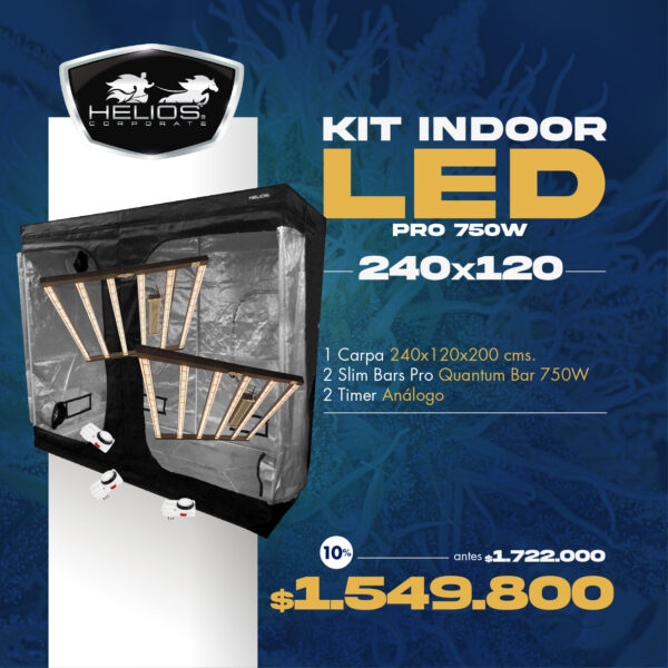 Kit Indoor | Led | 240 x 120 | Pro 750W (sólo web)