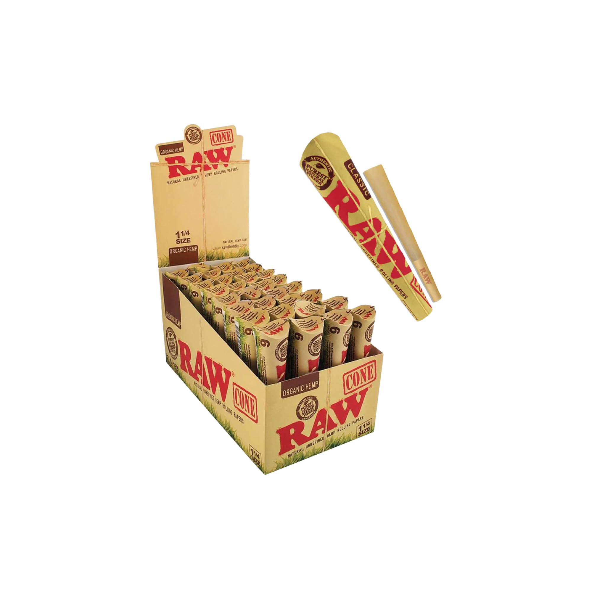 raw-cono-display0438.jpg Conos | Preenrolados | 1 1/4 | 6 Unidades | Display | RAW - Imagen 1